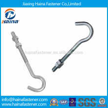 High Quality Galvanized Roofing Hook Eye Bolts with Nuts